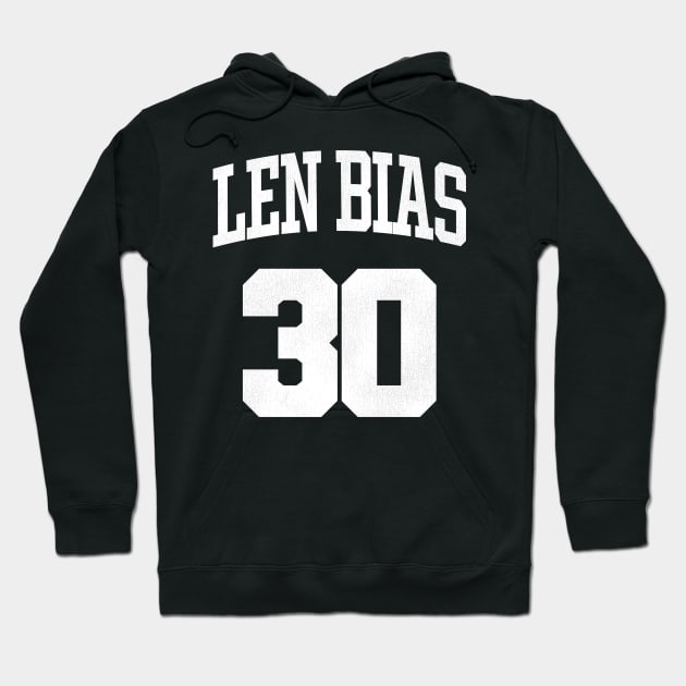 Len Bias Boston Tribute Jersey Hoodie by darklordpug